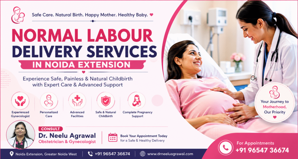 Normal Labour Delivery Services in Noida Extension
